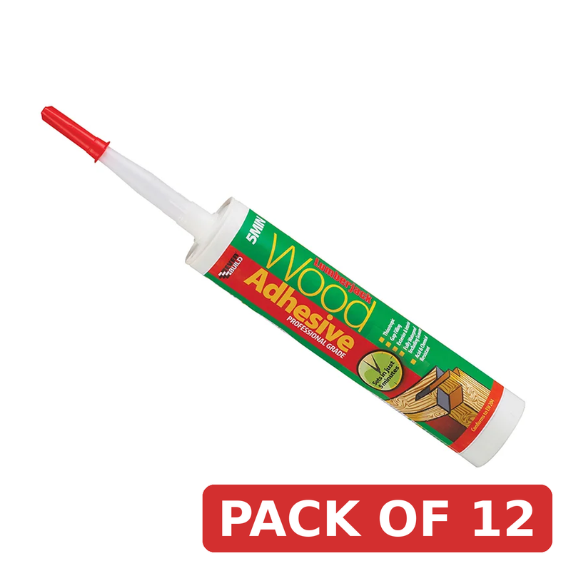 Everbuild Sika Lumberjack 5min Polyurethane Wood Adhesive Gel 310ml