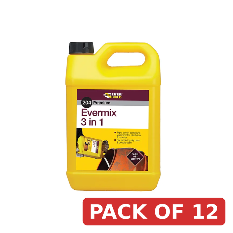 Everbuild Sika 204 Evermix 3-in-1 5 litre - 488855