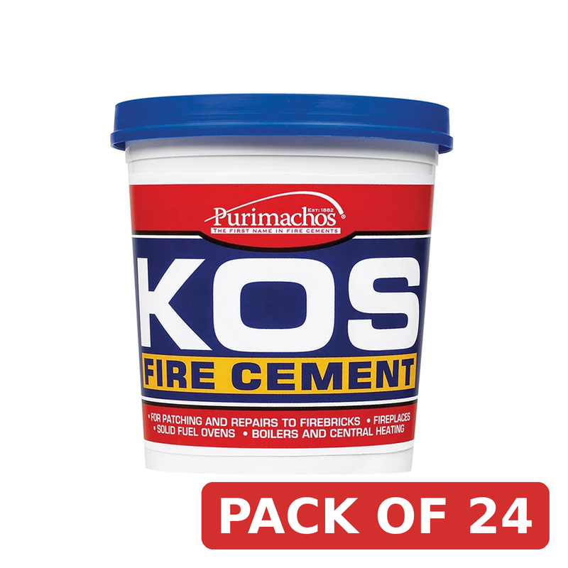 Everbuild Sika KOS Fire Cement Black 500g - 484673