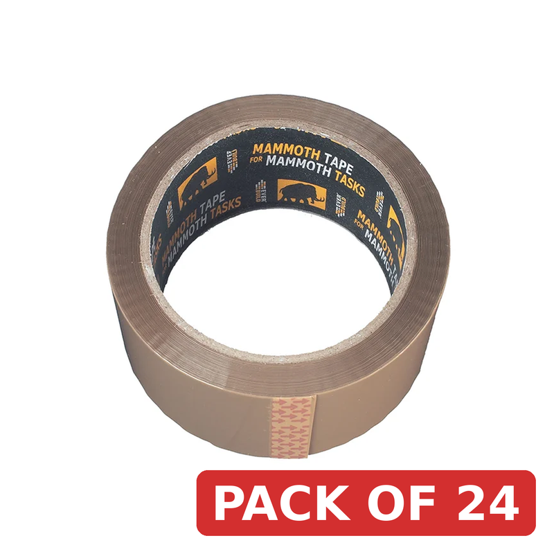 Everbuild Sika Labelled Packing Tape Brown 48mm x 50m - 488640