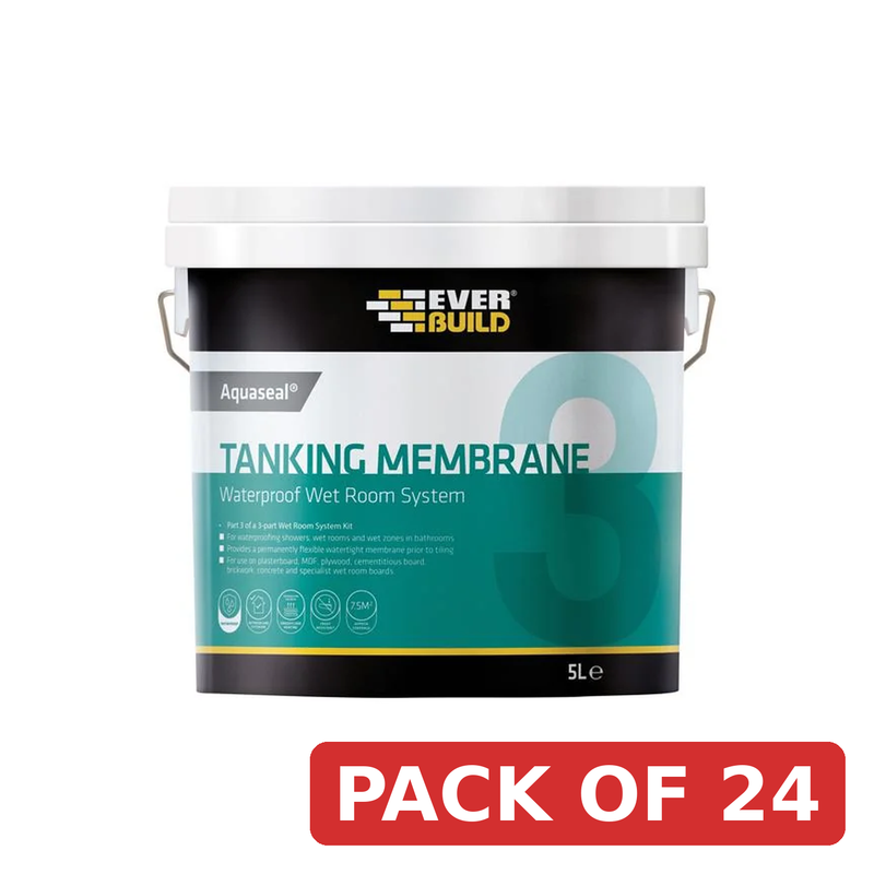 Everbuild Sika Aquaseal Waterproof Tanking Membrane 5 litre - 487333