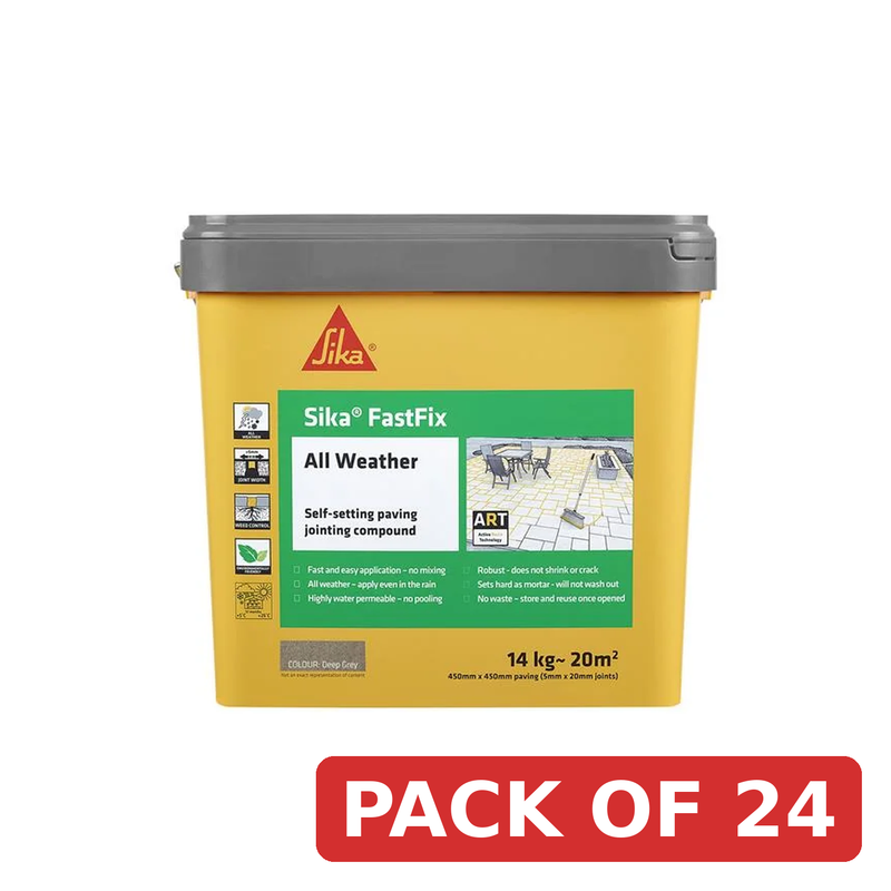 Everbuild Sika Sika® FastFix All Weather Charcoal 15kg - 626733