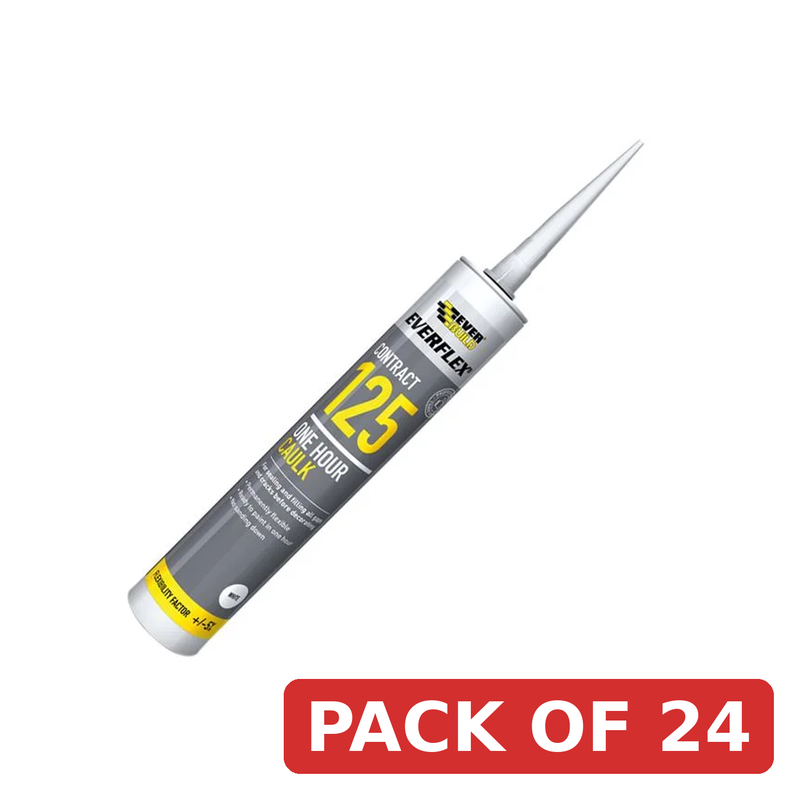 Everbuild Sika SikaSeal® One Hour Caulk White 380ml - 879087