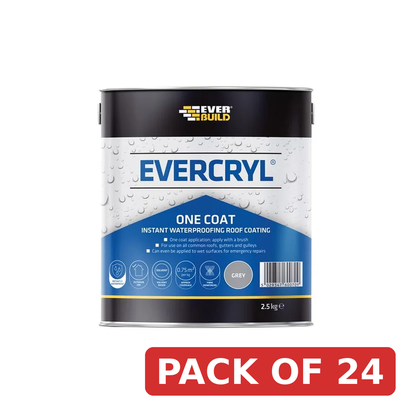 Everbuild Sika Evercryl® One Coat Grey 2.5kg - 851478