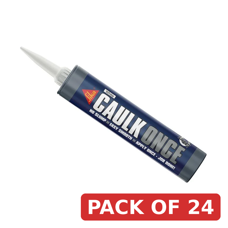 Everbuild Sika Caulk Once White 380ml - 489516