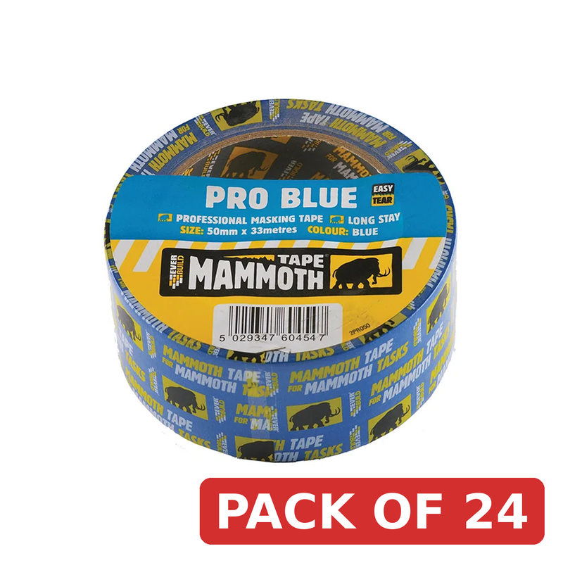Everbuild Sika Pro Blue Masking Tape 25mm x 33m