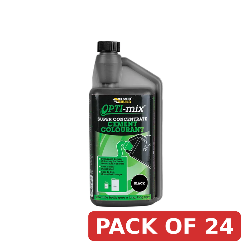 Everbuild Sika Opti-Mix Cement Colourant Black 1 litre - 486213