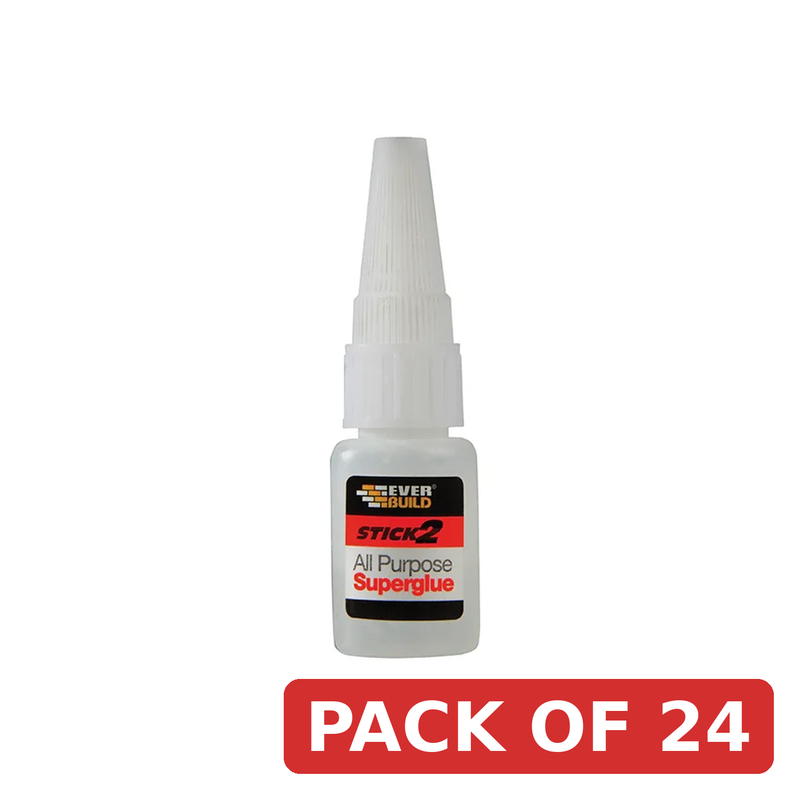 Everbuild Sika Stick 2 All Purpose Superglue Bottle 5g - 483374