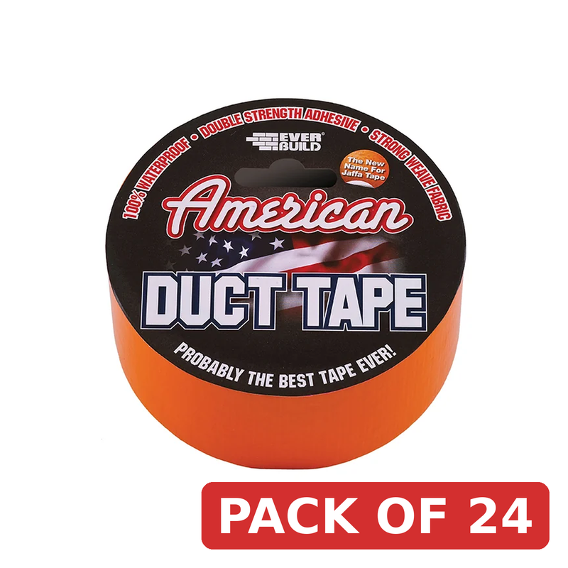 Everbuild Sika American Duct Tape 50mm x 25m Orange - 487240
