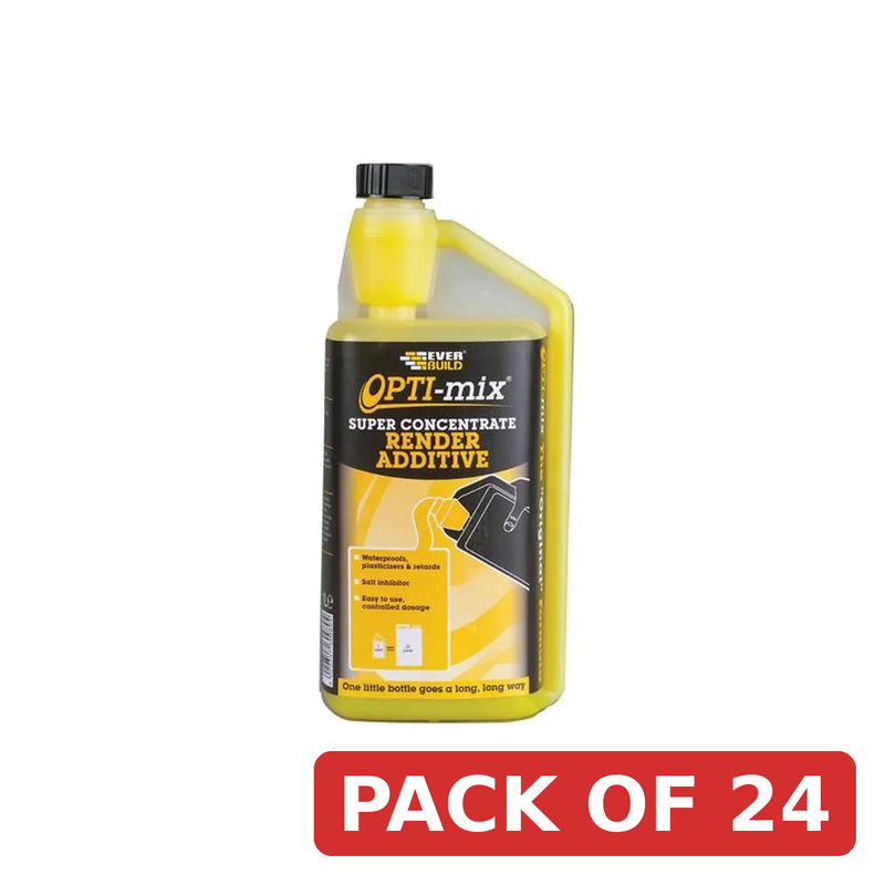 Everbuild Sika Opti-Mix 3-in-1 Render Additive 1 Litre - 697962