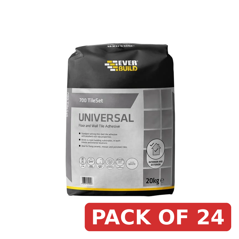 Everbuild Sika 700 TileSet Universal White 20kg - 695061