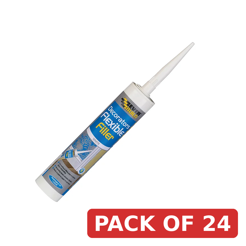 Everbuild Sika Flexible Decorators Filler White 290ml - 486009