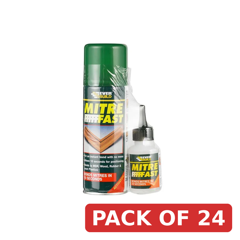 Everbuild Sika 24pc Mitre Fast Bonding Kit (Shrink Wrapped) - 462029 set