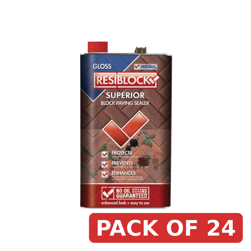 Everbuild Sika Resiblock Superior Original Natural 5 litre - 119626