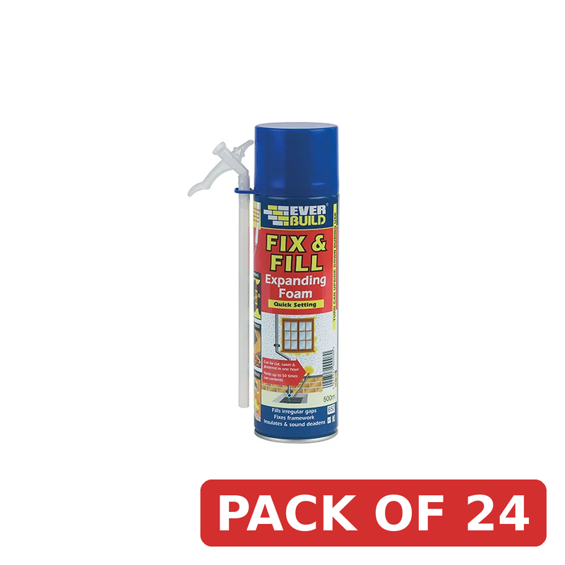Everbuild Sika Fill & Fix Expanding Foam 500ml - 816431
