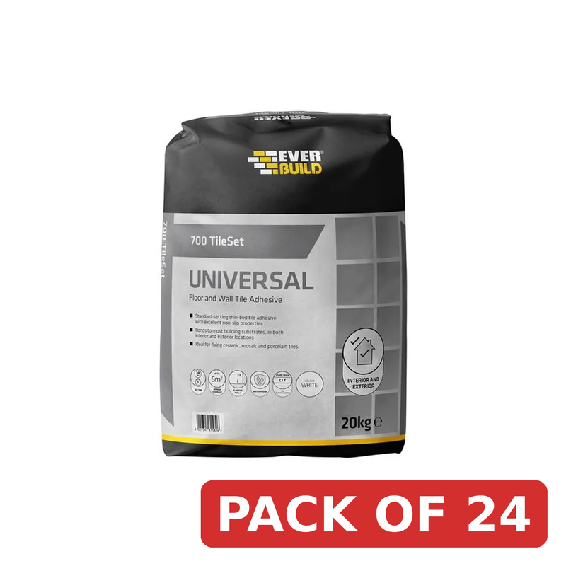 Everbuild Sika 700 TileSet Universal Grey 20kg - 678329