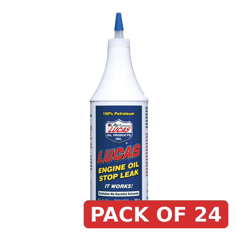 Lucas Oil Engine Oil Stop Leak 946ml - Stops Leaks & Rejuvenates Seals