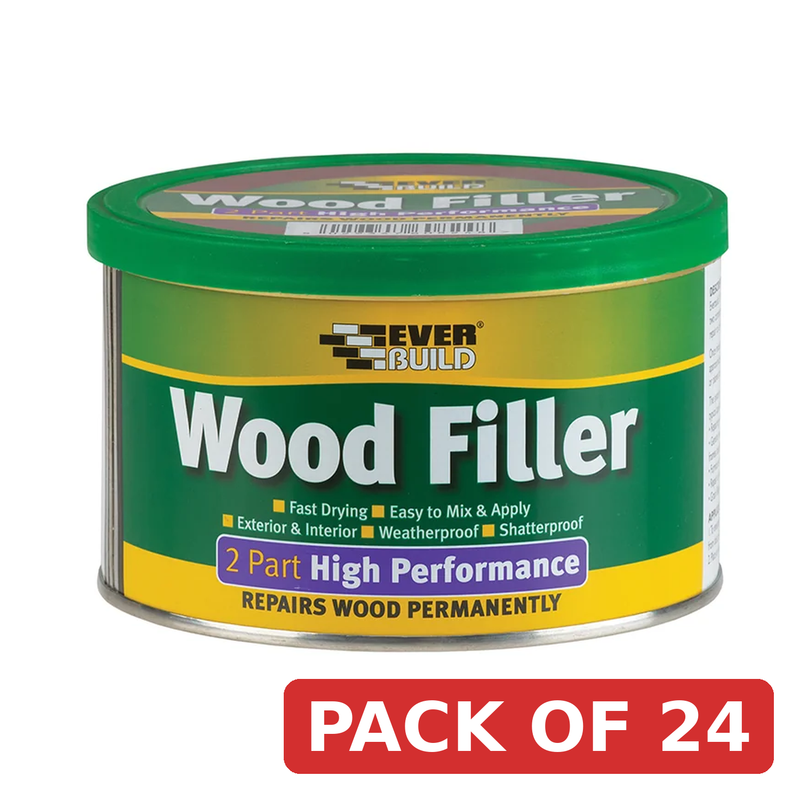 Everbuild Sika 2-Part High-Performance Wood Filler Mahogany 500g - 481028