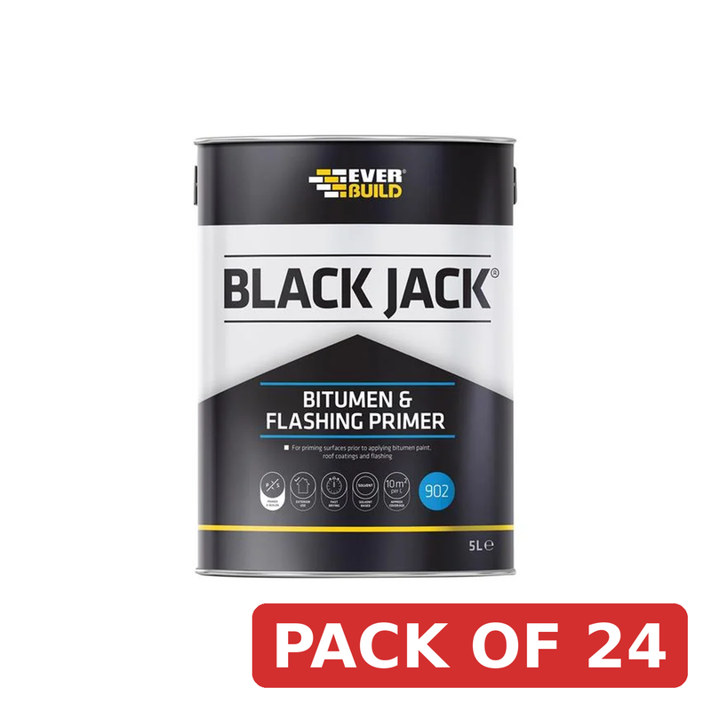 Everbuild Sika Black Jack® 902 Bitumen & Flashing Primer 5 litre - 852671