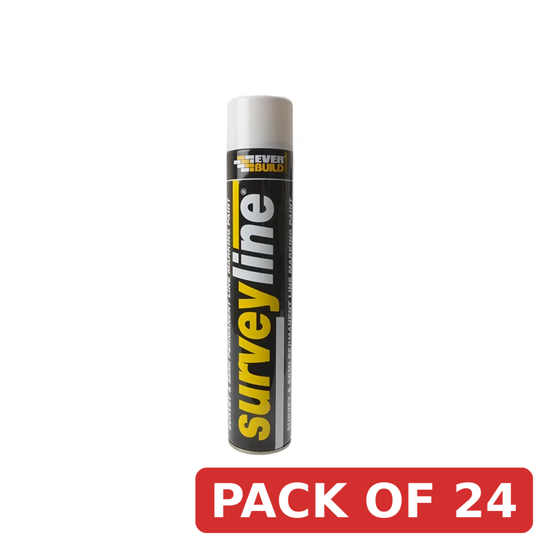 Everbuild Sika Surveyline Marker Spray White 700ml - 490214