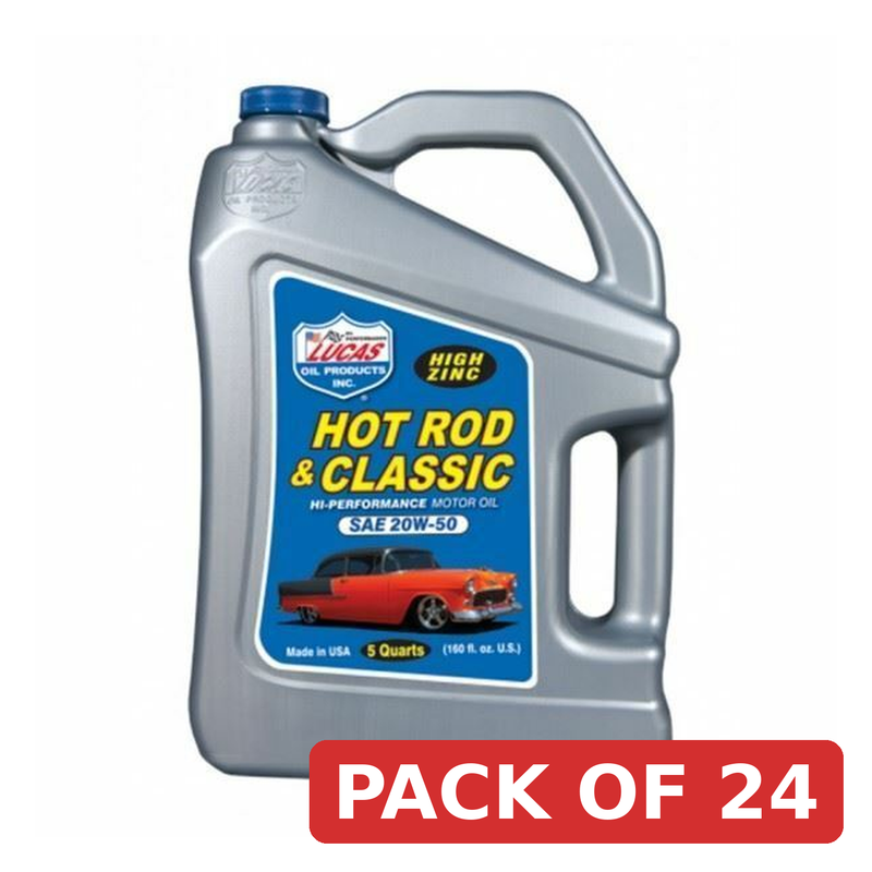 Lucas Oil Hot Rod & Classic Motor Oil SAE 20W-50 4.73L