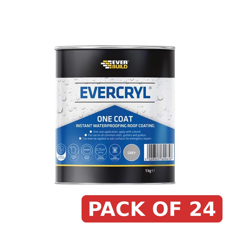 Everbuild Sika Evercryl® One Coat Grey 1kg - 851469