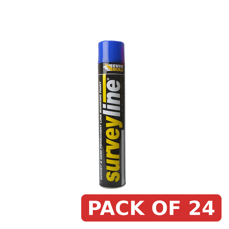 Everbuild Sika Survey Line® Marker Spray Blue 700ml - 490207