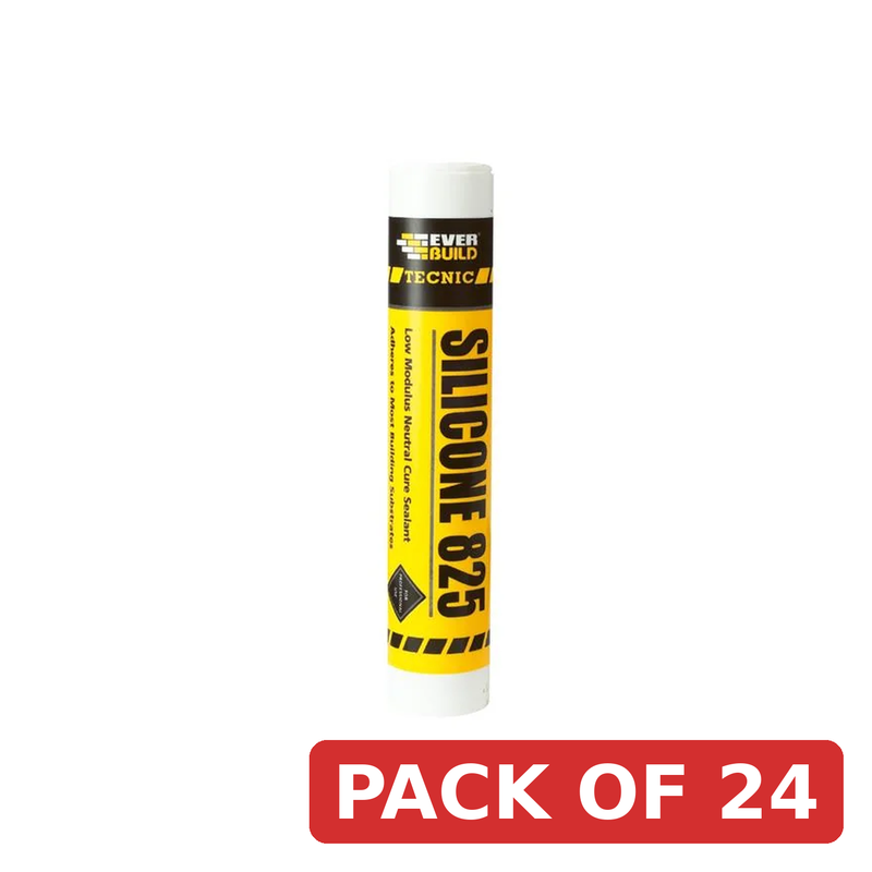 Everbuild Sika Tecnic Silicone 825 Black 380ml - 467204