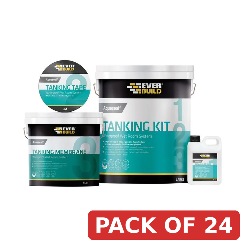 Everbuild Sika Aquaseal Wet Room System Kit 4.5m² - 487891 set