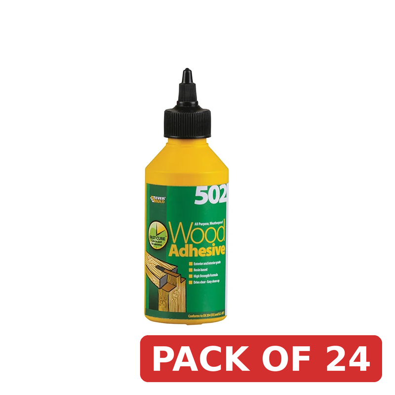 Everbuild Sika 502 All Purpose Waterproof Wood Adhesive 250ml - 482248
