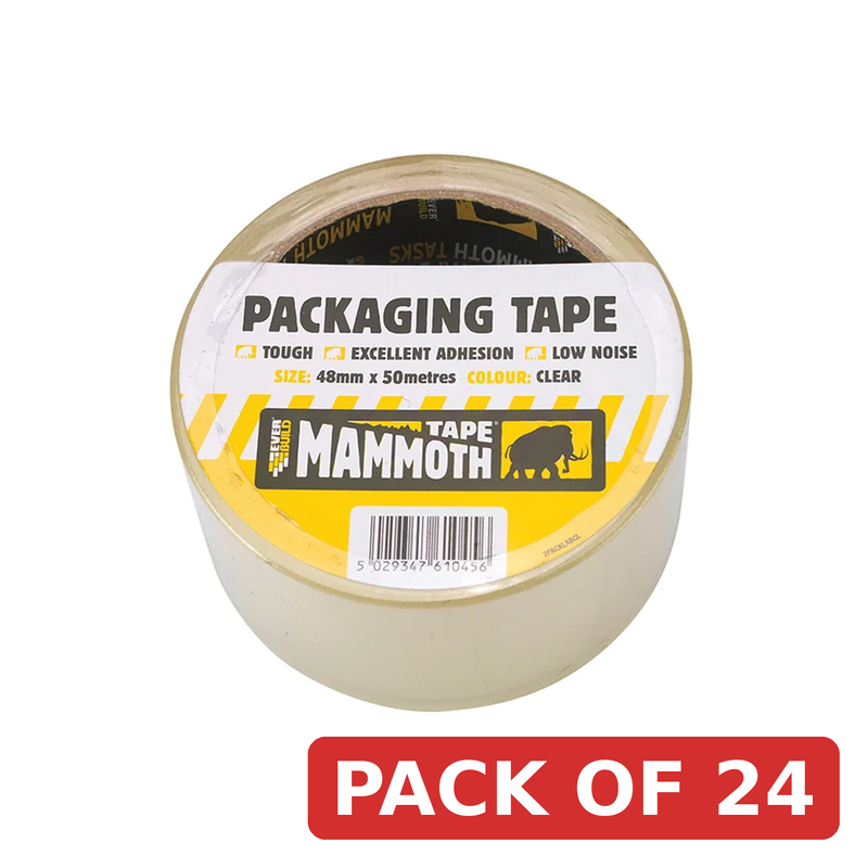 Everbuild Sika Labelled Packing Tape Clear 48mm x 50m - 488641