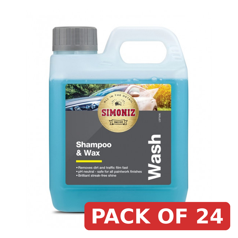 Simoniz Shampoo & Wax 1 Litre PH Neutral Car Wash