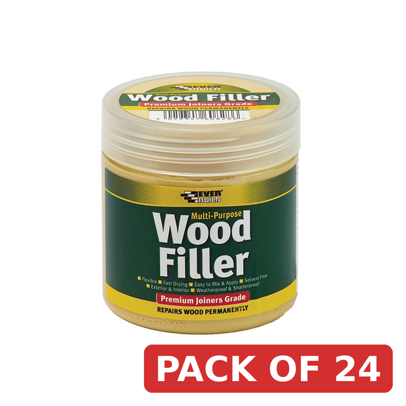 Everbuild Sika Multipurpose Premium Joiners Grade Wood Filler Mahogany 250ml