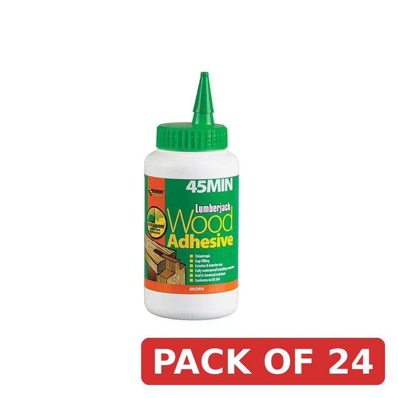 Everbuild Sika Lumberjack® 45 Min PU Wood Adhesive Liquid 750g - 484686