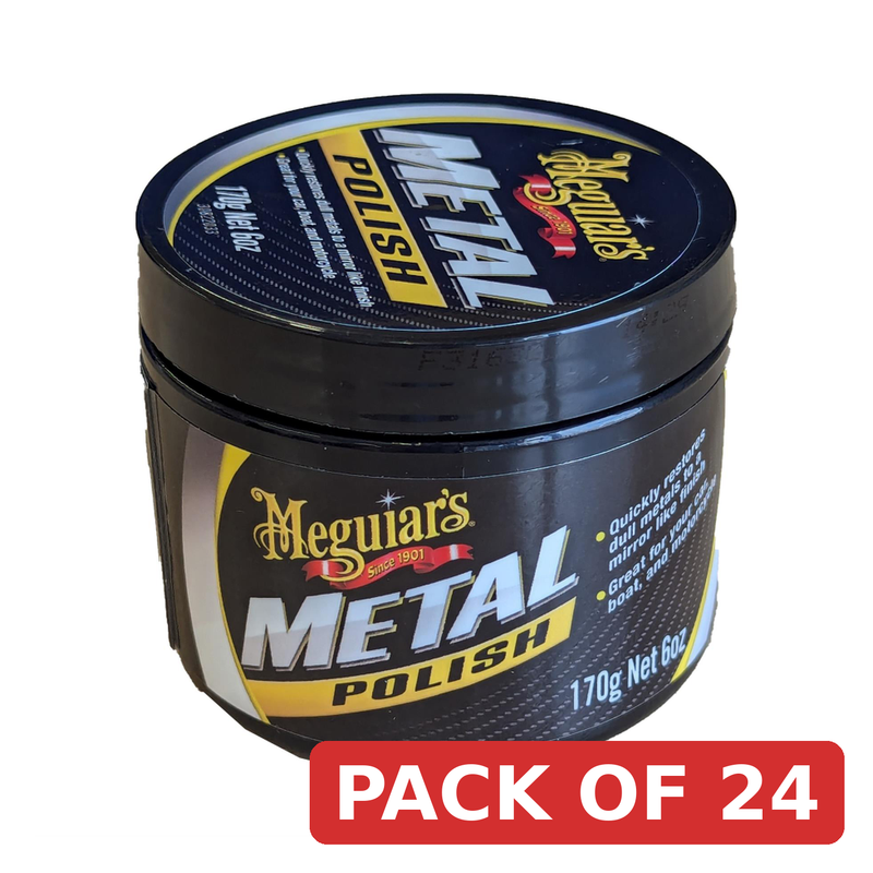Meguiar's G1211600EU All Metal Polish 170g - Mirror-Bright Finish