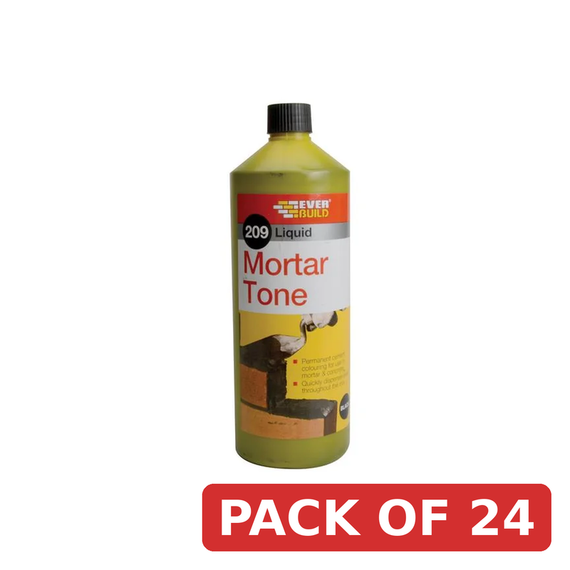Everbuild Sika 209 Liquid Mortar Tone Black 1 litre - 488950