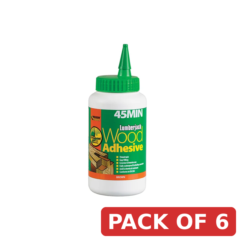 Everbuild Sika Lumberjack® 45 Min PU Wood Adhesive Liquid 750g - 484686