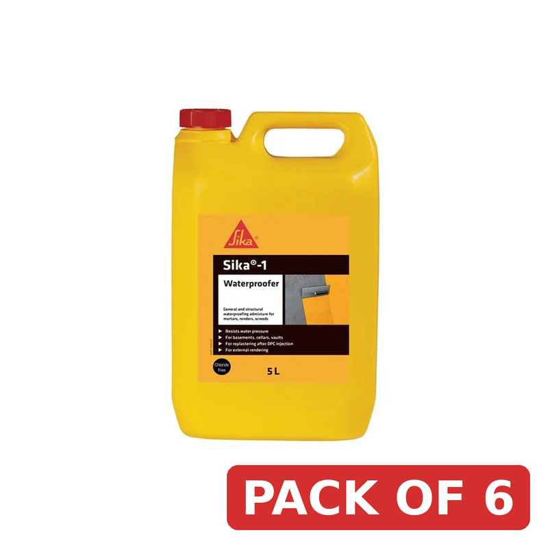 Everbuild Sika Sika-1 Waterproofer 5 litre - 114448