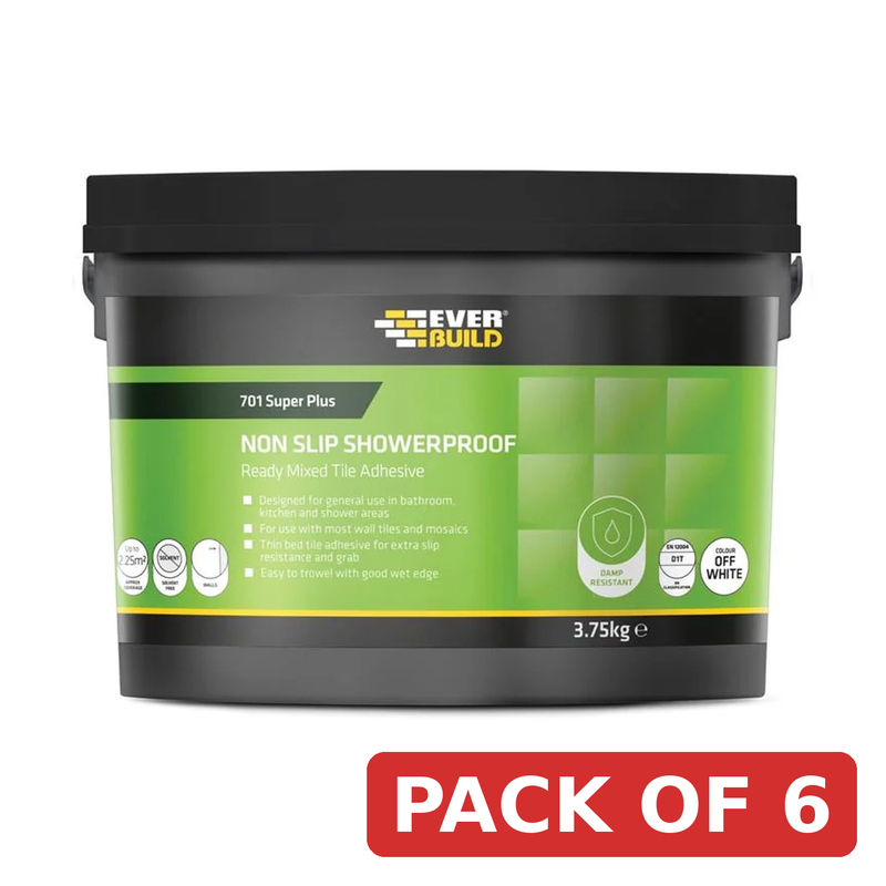 Everbuild Sika 701 Non Slip Tile Adhesive 5L/7.5kg - 487067