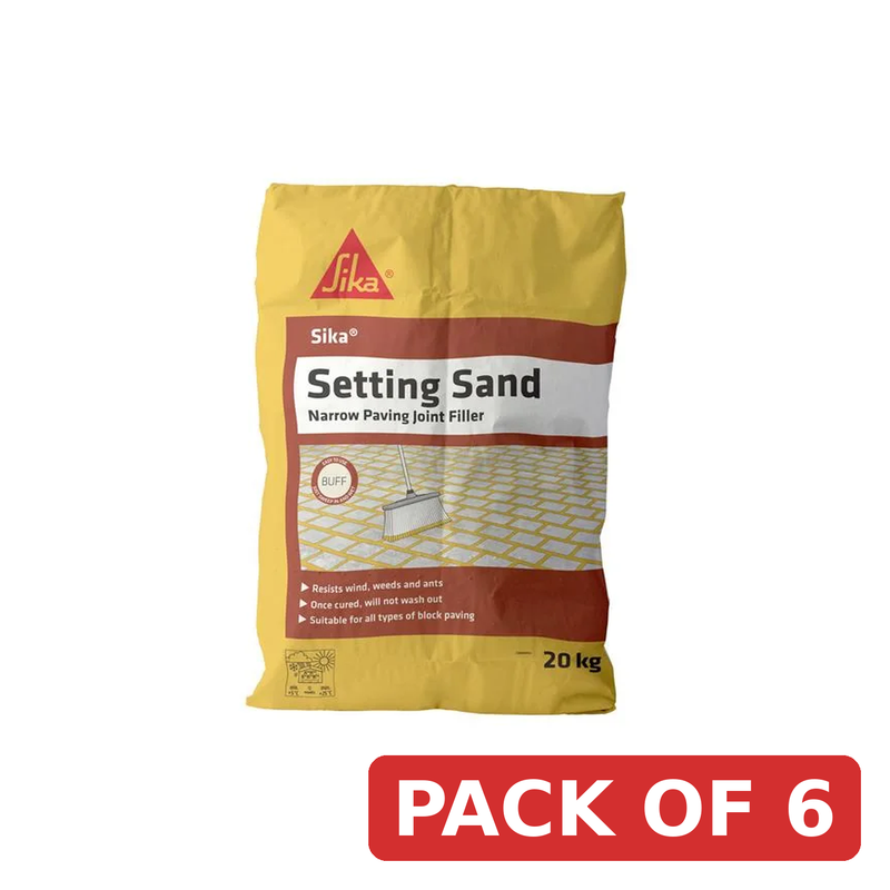 Everbuild Sika Sika Setting Sand Buff 20kg - 442722