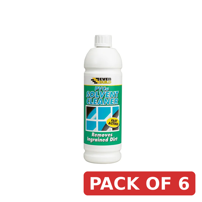 Everbuild Sika PVCu Solvent Cleaner 1 Litre - 486919