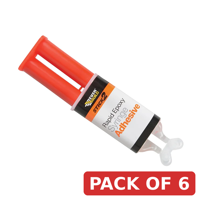 Everbuild Sika STICK2® Rapid Epoxy Syringe 24ml - 483851