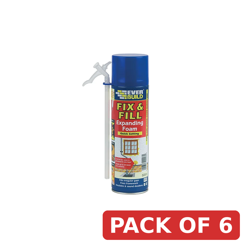 Everbuild Sika Fill & Fix Expanding Foam 500ml - 816431