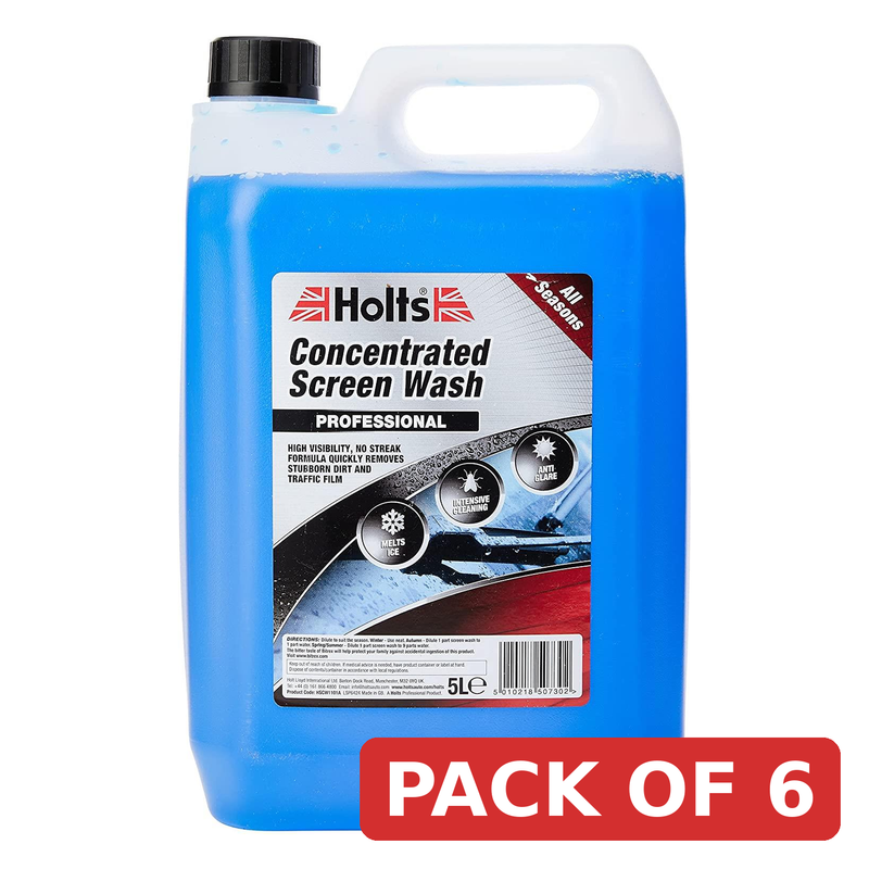 Holts Windscreen Wash High Power Concentrate 5 Litre