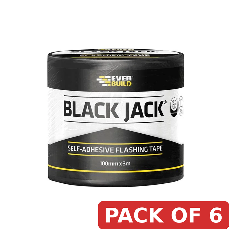 Everbuild Sika Black Jack Flashing Tape 100mm x 3m