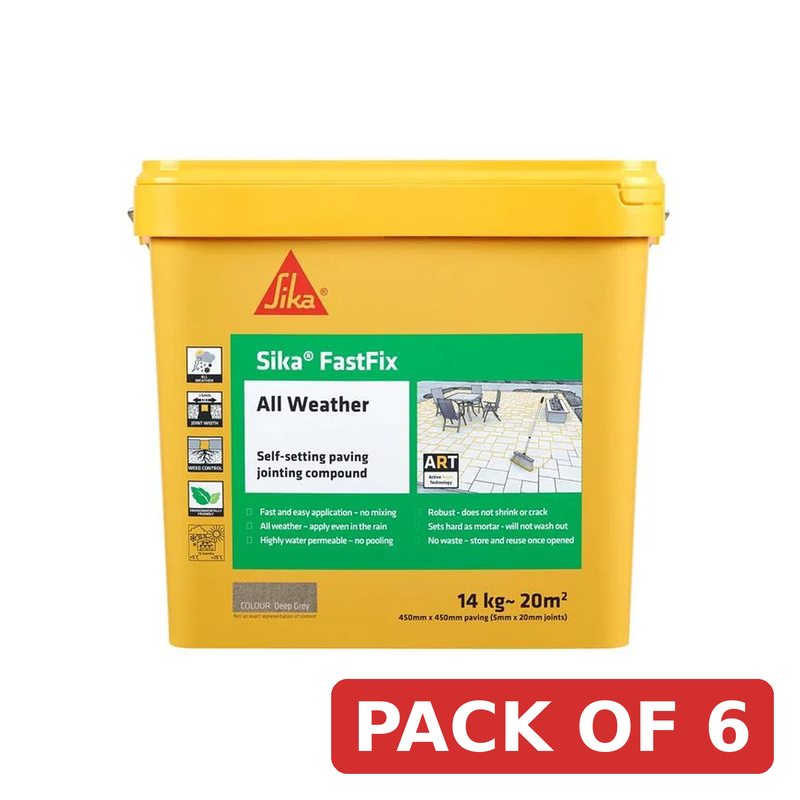 Everbuild Sika Sika® FastFix All Weather Deep Grey 14kg - 669016