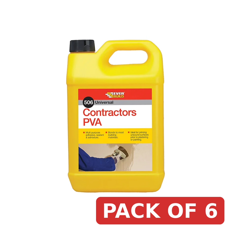 Everbuild Sika Contractor's PVA 5 litre - 489453