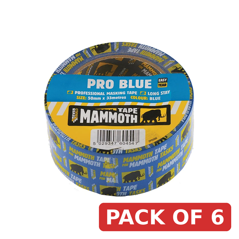 Everbuild Sika Pro Blue Masking Tape 25mm x 33m