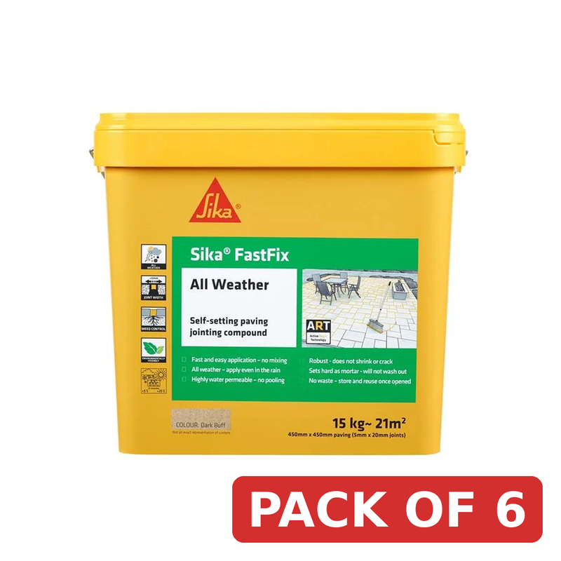 Everbuild Sika Sika® FastFix All Weather Dark Buff 15kg - 669017