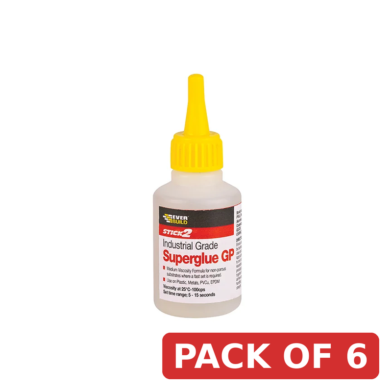 Everbuild Sika Industrial Superglue General Purpose 50g - 484652